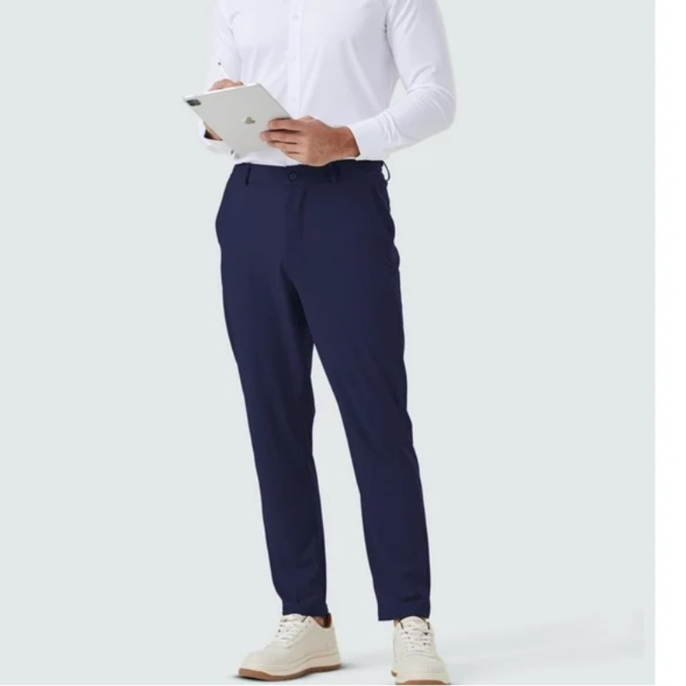NEW ZUTY Men's Golf Dress Pants in navy blue size: 34